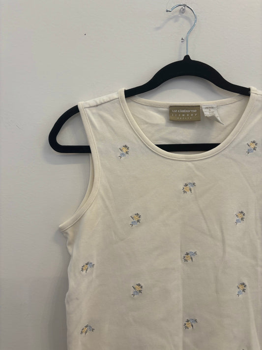 *Liz Claiborne | Floral Tank (S)