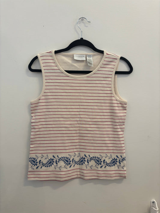 *Liz Claiborne | Striped Tank (S)