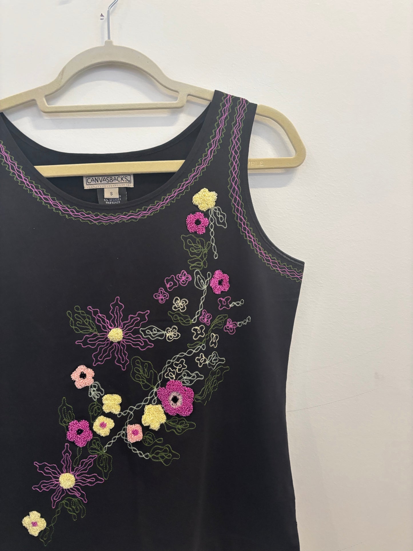 *Canvasbacks | Embroidery Tank (S)
