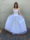 Samantha: 2000s Strapless Ballgown with Tulle Skirt