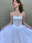 Samantha: 2000s Strapless Ballgown with Tulle Skirt