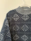 1980s Geometric Mockneck Sweater