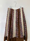 1970s Brown Velvet + Aztec Skirt