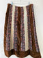 1970s Brown Velvet + Aztec Skirt