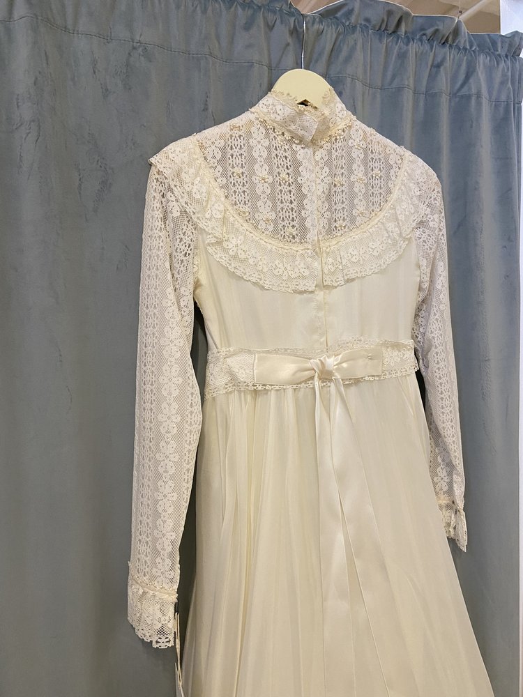 Harley: 1975 Boho Floral Wedding Gown