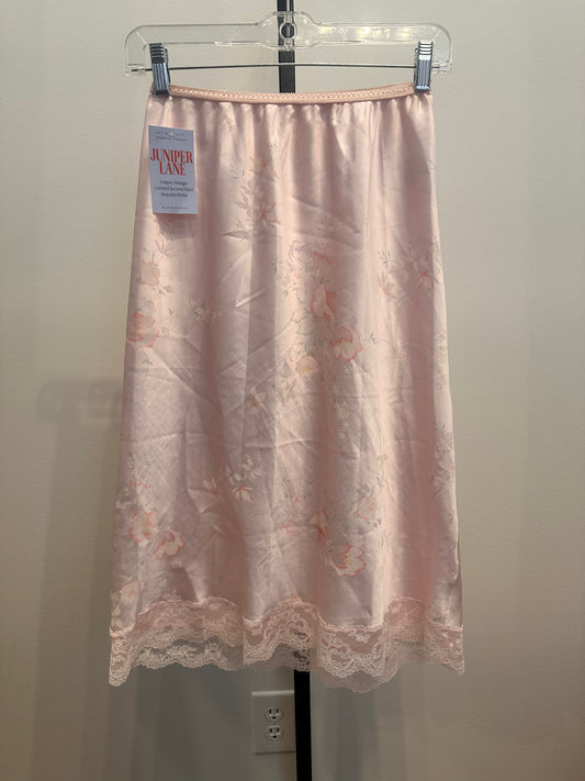 Pale Pink Rose Silky Skirt