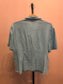Linen Blue Top W/ Black Detailing (L)