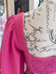 Pink Crop Top W/ Puffy Sleaves (S)