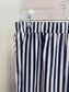 Navy & White Stripe Pants (M)