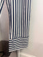 Navy & White Stripe Pants (M)