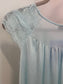 Teal & Lace Slip Nighty (M)