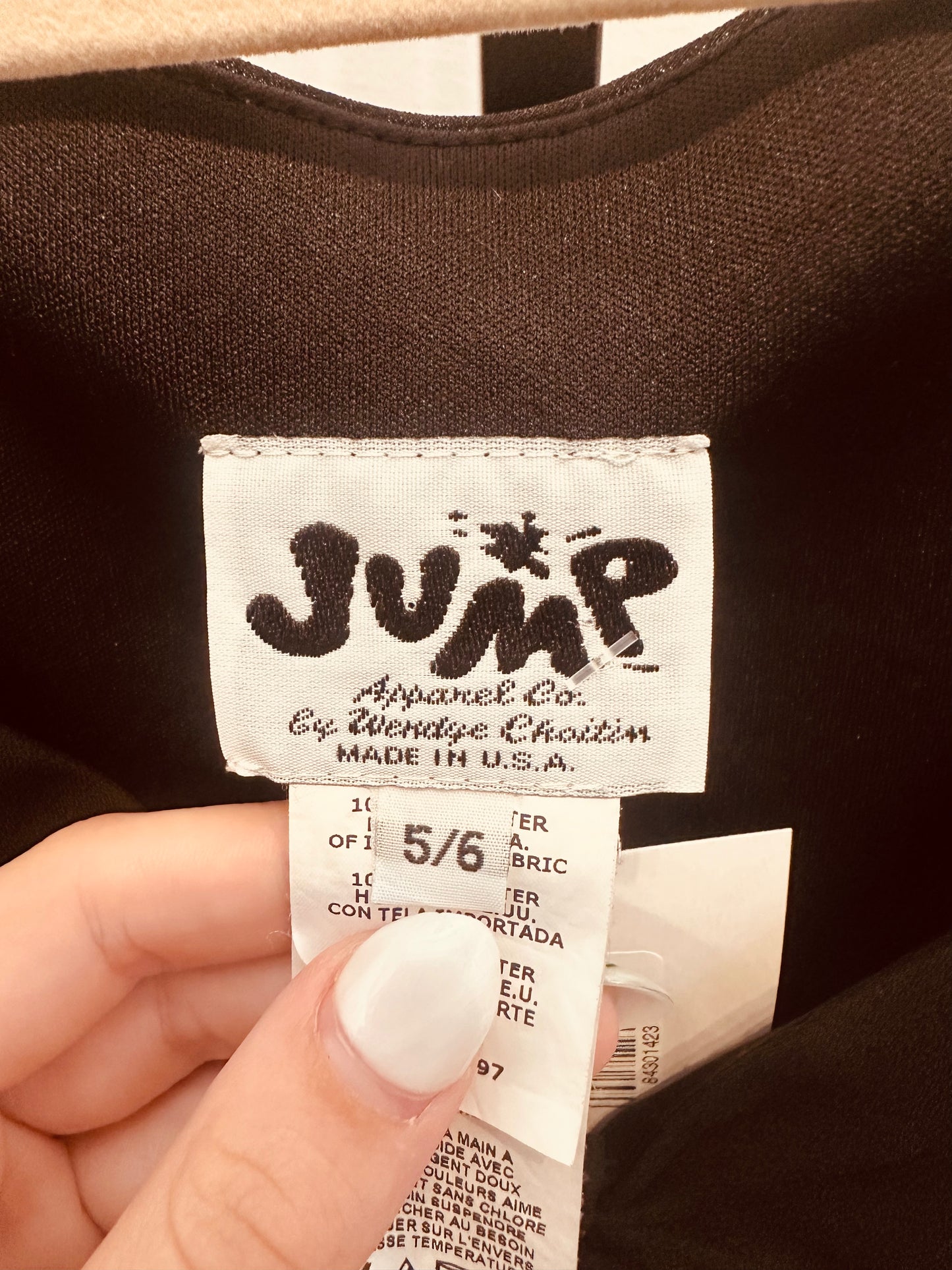 JUMP Black Y2K Mini Dress