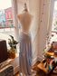 Birdy Grey Light Blue Silky Halter Dress (L)