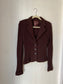 525 America Brown Fitted Cardigan (M)