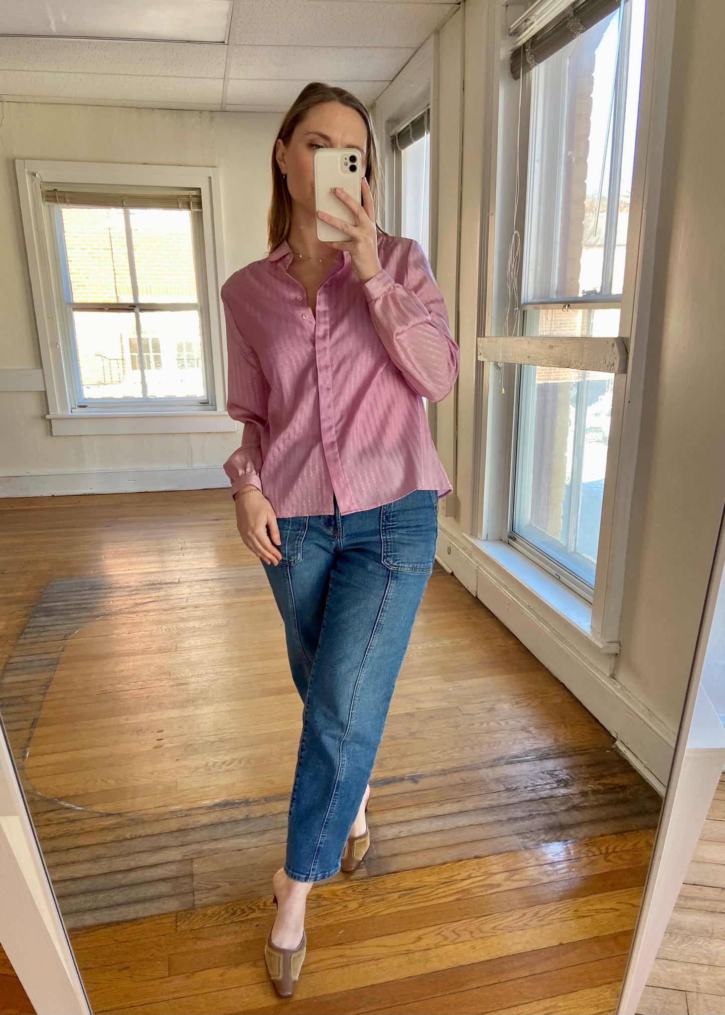 GIVENCHY Designer Pink Blouse