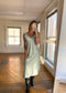 VTG Aqua Slip Dress - NWT