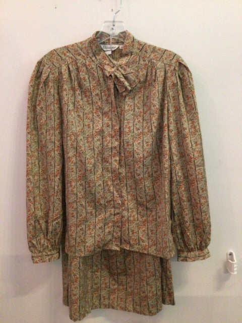 *Alexandria  | Collared shirt and skirt set (S)