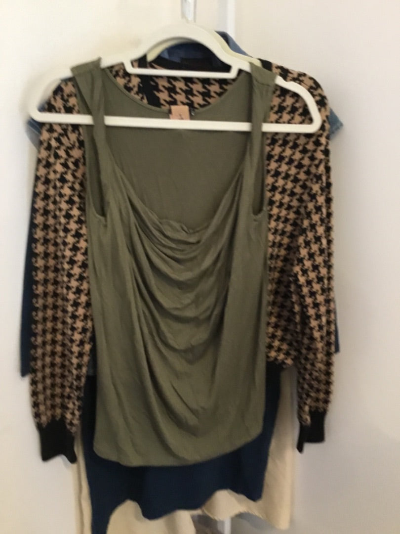 *Theory  | Green Twisty Tank (M)