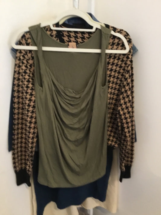 *Theory  | Green Twisty Tank (M)