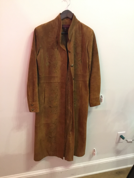 *Margaret Godfrey | Suede Trench Coat (6)