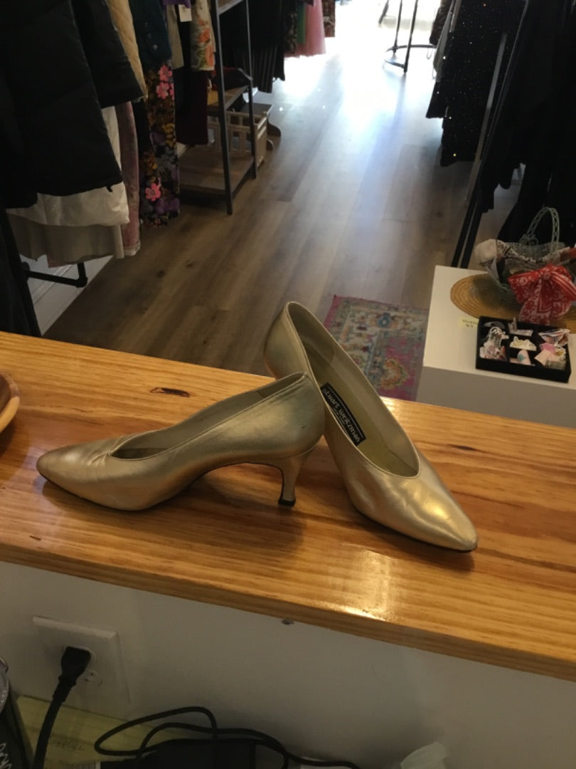*Stuart Weitzman | Gold Heels (7)