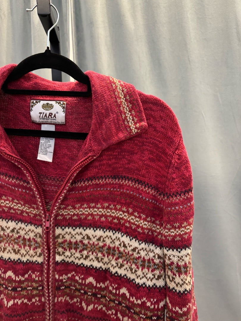 *Tiara | Zip Collared Sweater (M)
