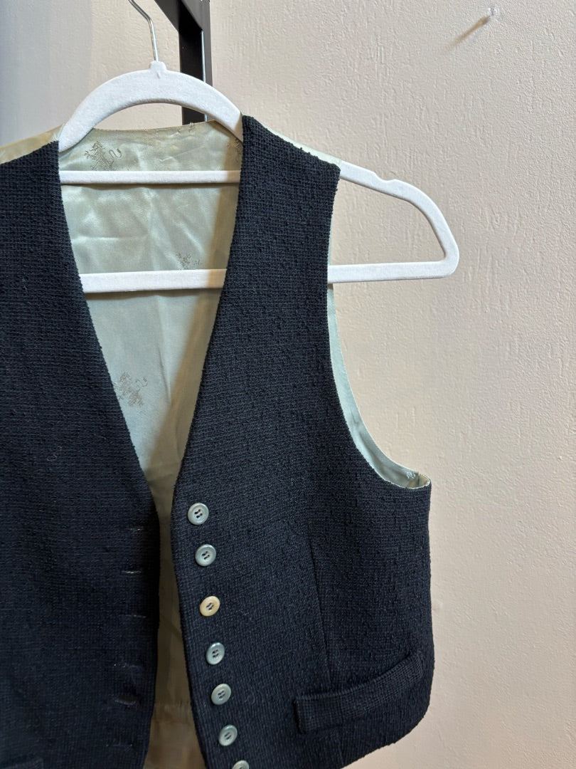 *Handmade | Vest with Silk Back (S)