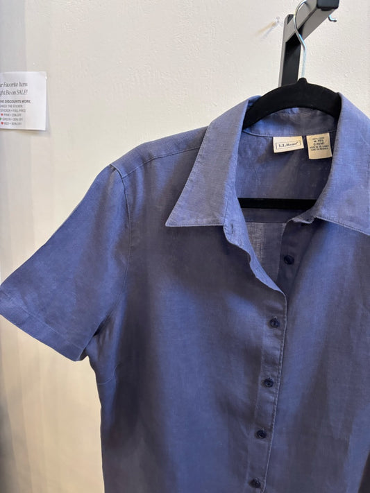 *LL Bean | Linen Button up dress shirt (M)