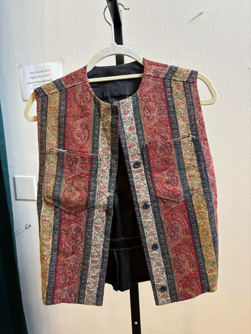 *Handmade | Tapestry Vest (S)