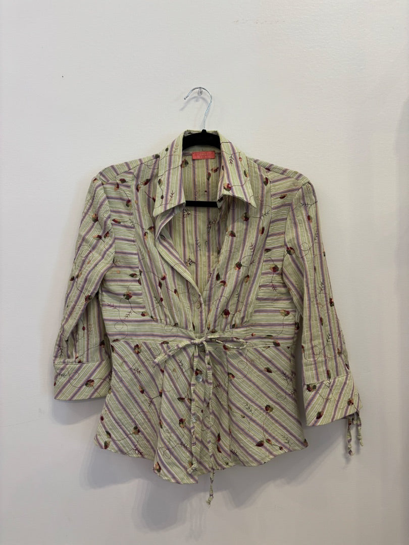 *Omai Italy | Collared Blouse (M)