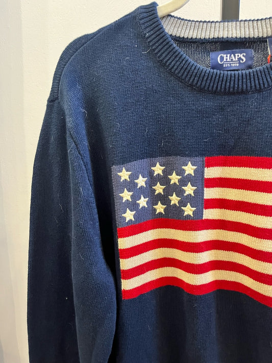 *Chaps | American Flag Sweater (L)