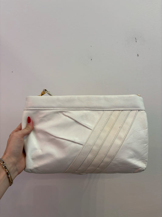 *No Label | White Leather Purse (OSFM)