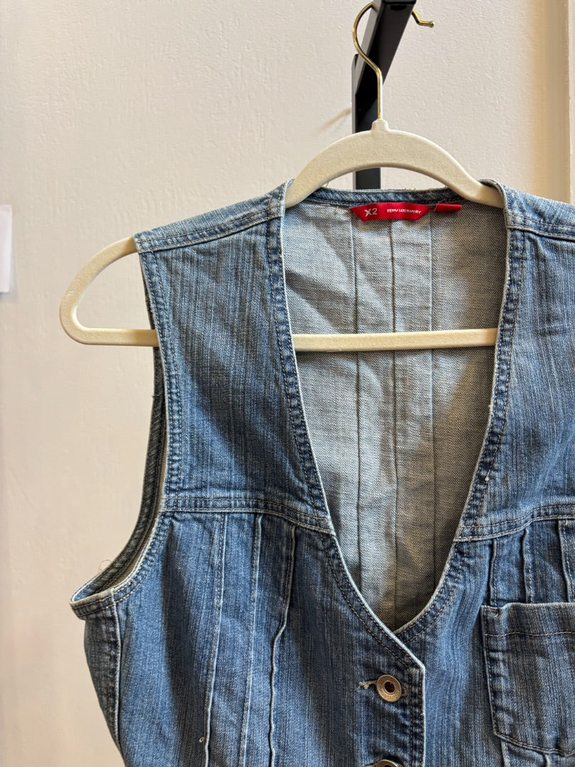 *X2 | Denim Vest (L)