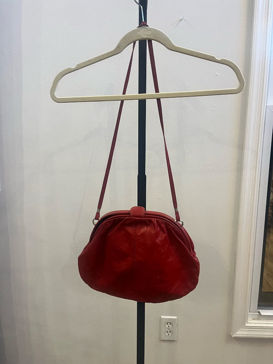 *No Label | Red Purse (Crossbody)