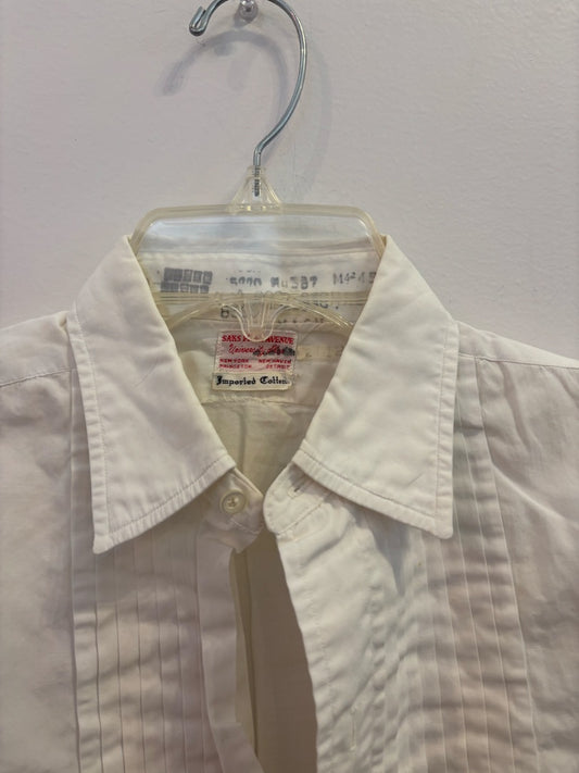 *Saks Fifth Ave | Tuxedo Shirt (M)