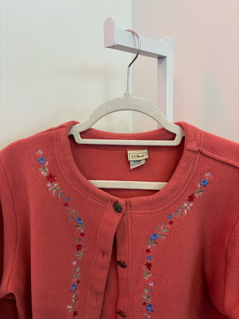 *LL Bean | Fleece Cardigan (L)