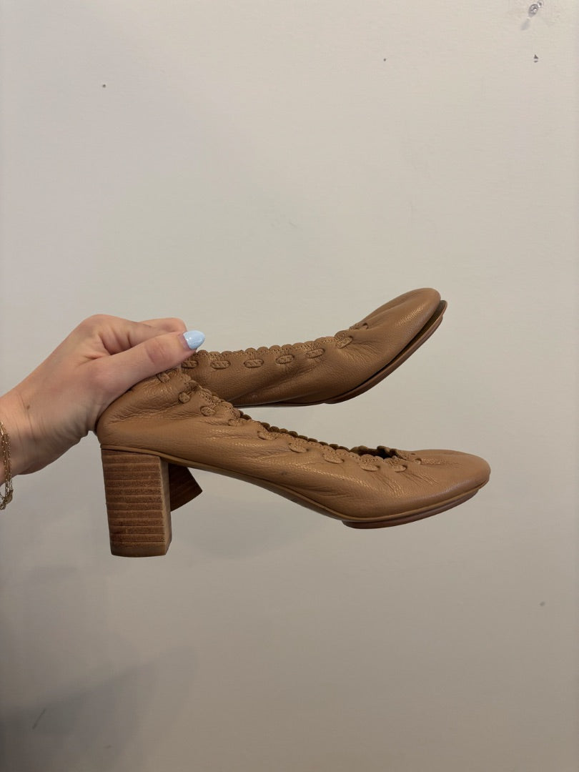 *See by Chloe | Leather Heels (6.5)