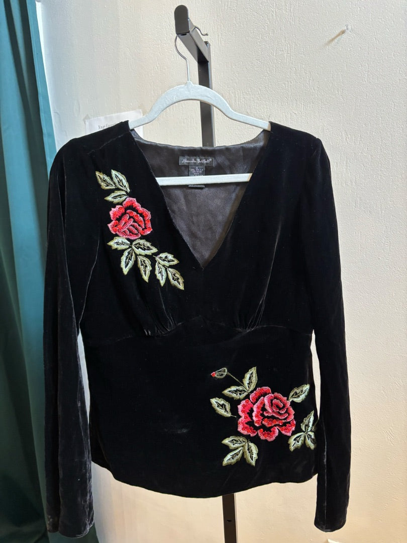 *Alexandra Bartlett | Velvet Top (S)