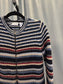 *Liz Claiborne | Striped Zip Sweater (S)