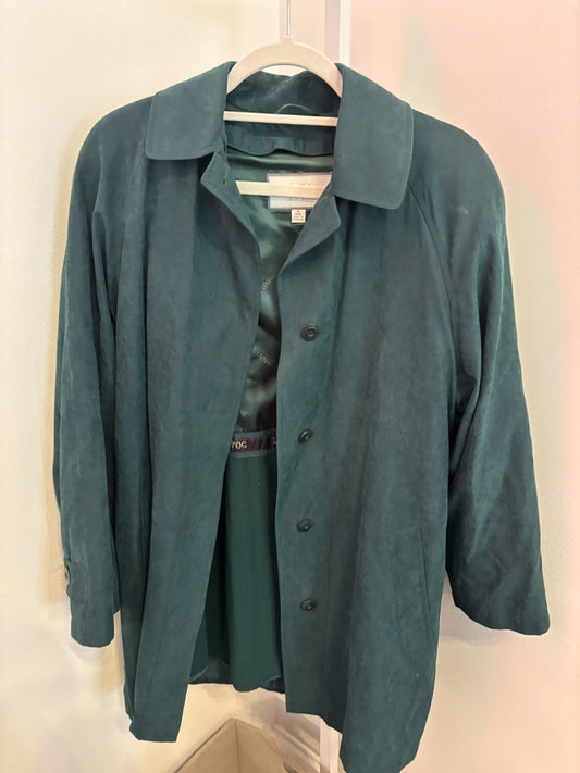 *London Fog | Suede Trench Coat (M)