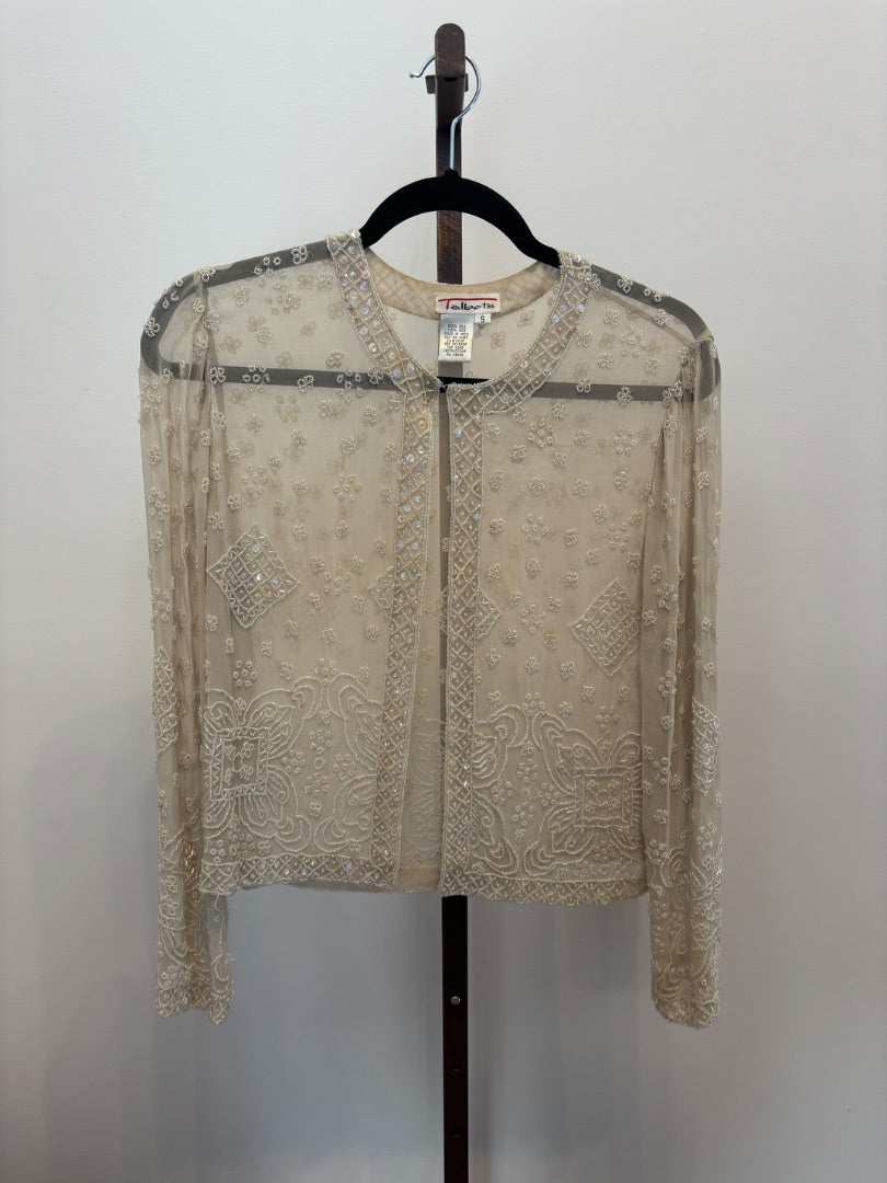 *Talbots | Beaded Top As Is (S)