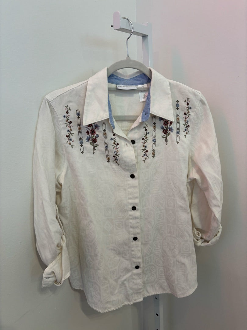 *Alfred Dunner | Floral button up (10)