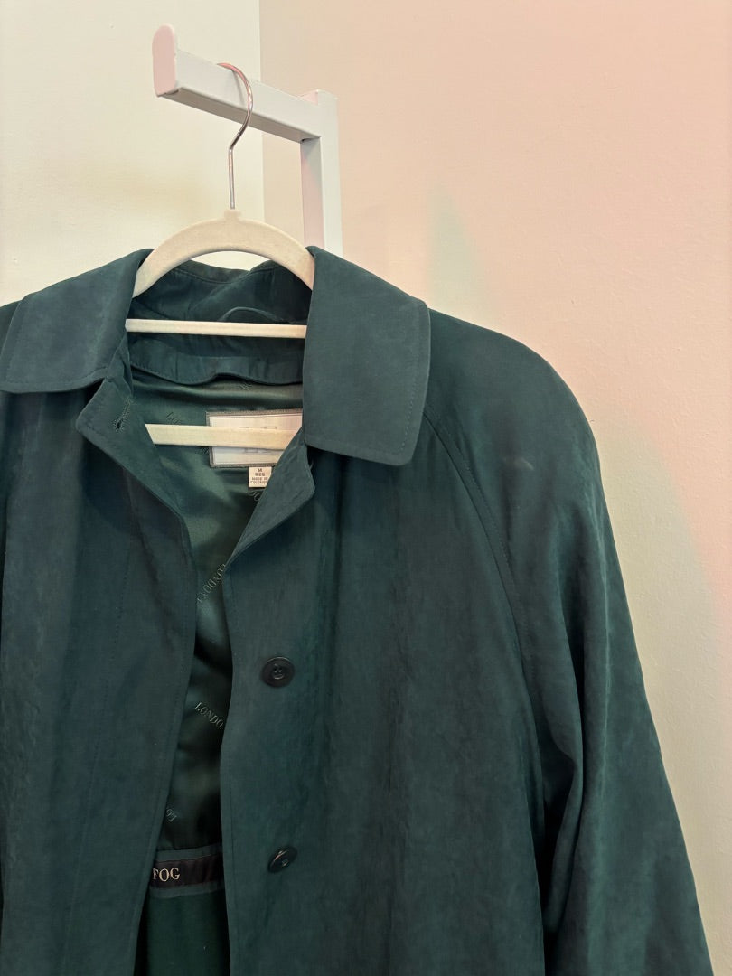 *London Fog | Suede Trench Coat (M)