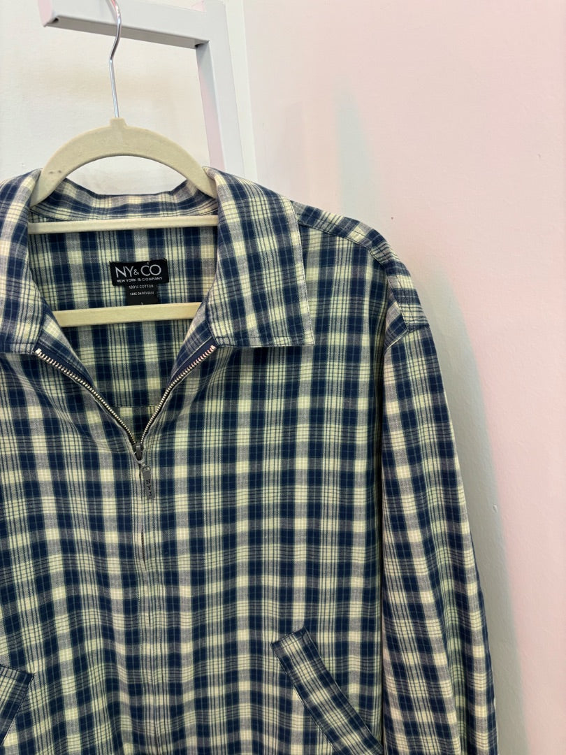 *NY & Co | Plaid Jacket (L)