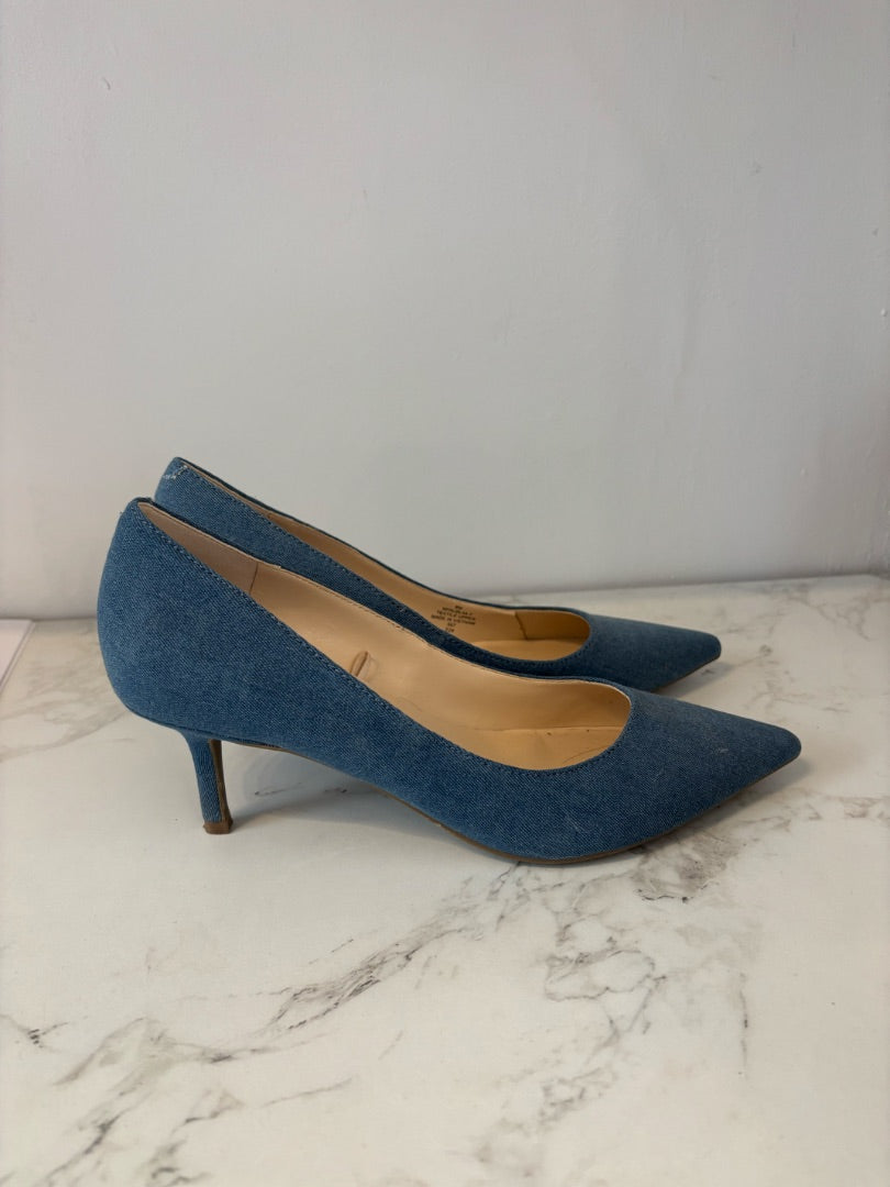 *Marc Fisher | Blue Kitten Heels (9)