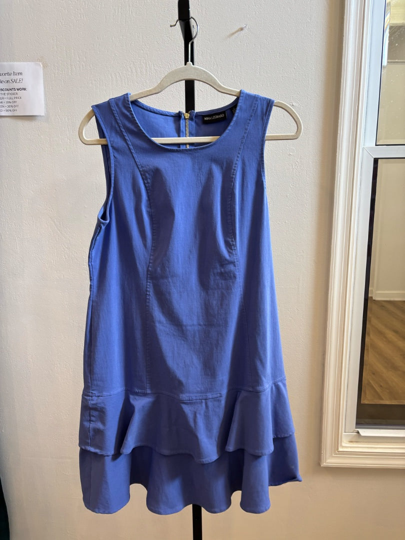 *Nina Leonard | Ruffle Dress (L)