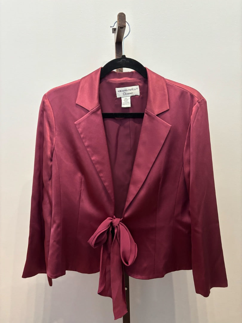 *Adrianna Papell | Jacket with Bow (M)