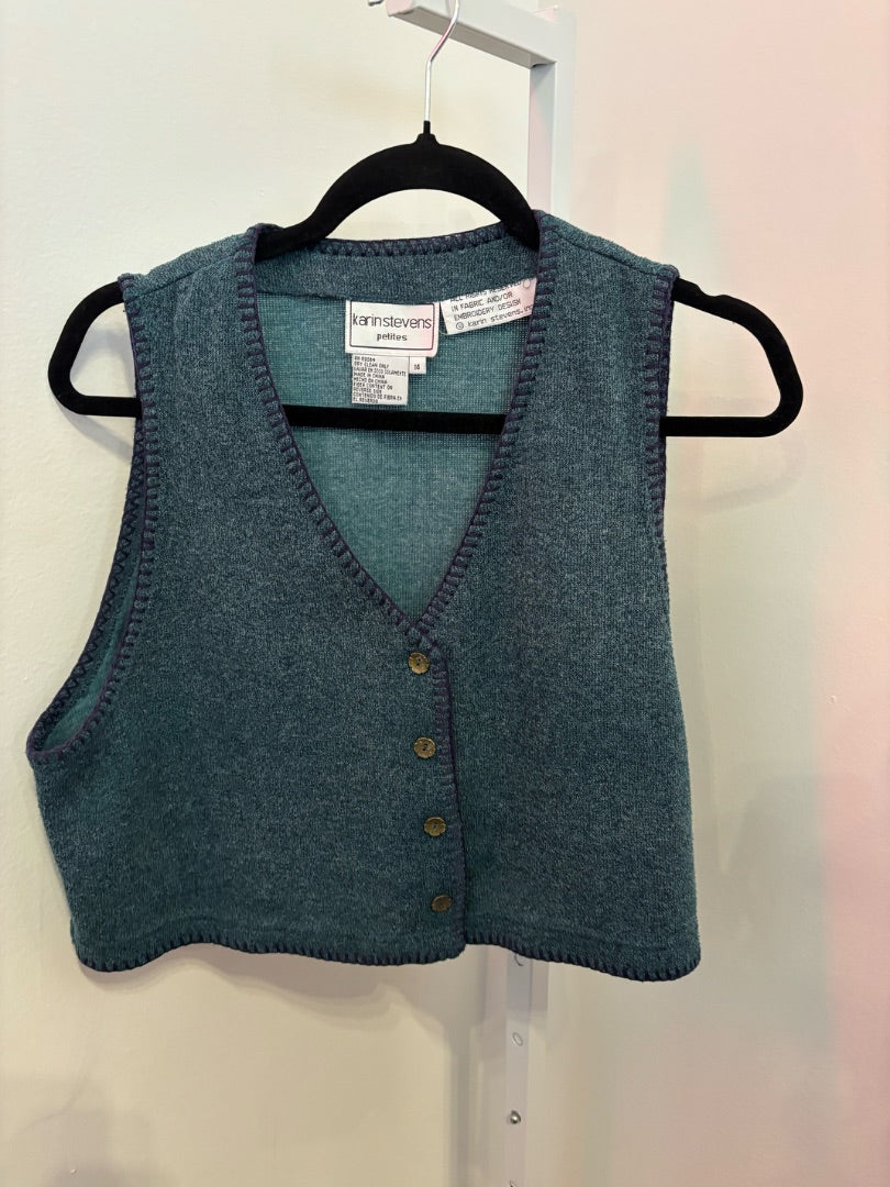 *Karin Stevens | Button Vest (XL)