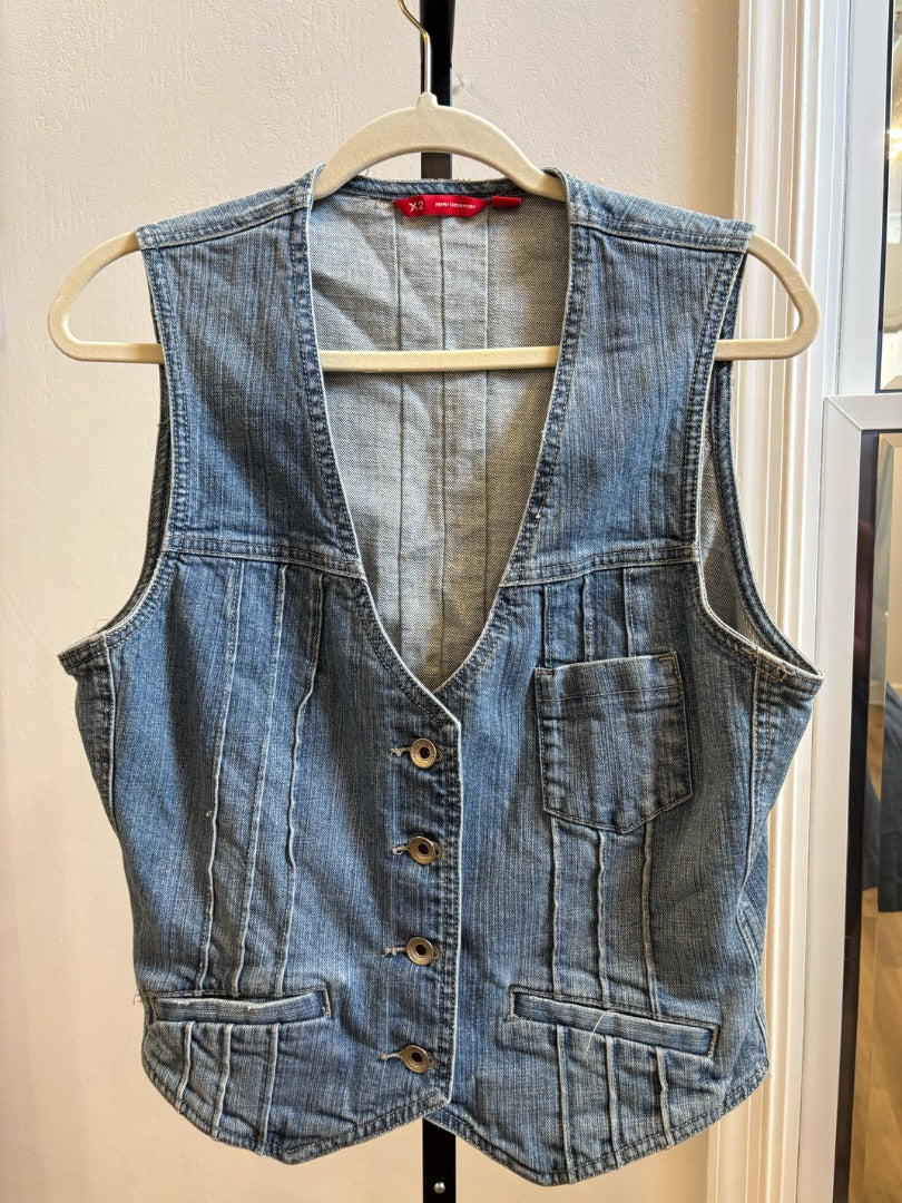 *X2 | Denim Vest (L)