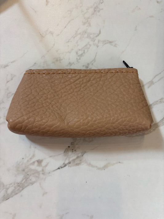 *Handmade Leather | Zip Pouch (Tan Pebbled)